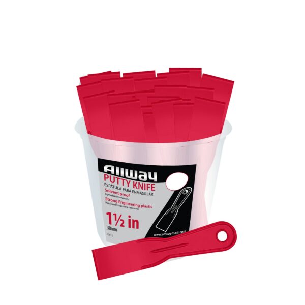(DS15) 1-½” Celcon Plastic Wall Scrapers, Bucket of 25