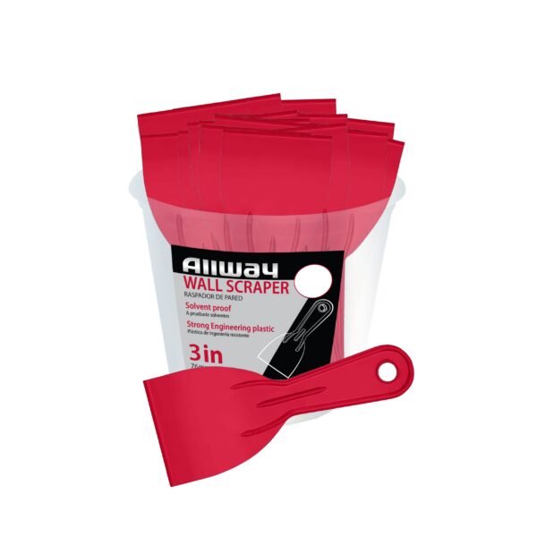 (DS30) 3″ Celcon Plastic Wall Scrapers, Bucket of 25